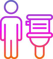 Restroom Vector Icon Design