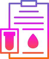 Blood Test Vector Icon Design
