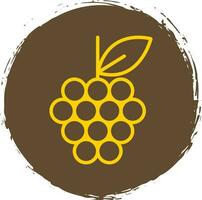 Grapes Vector Icon Design