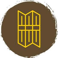 Folding Screen Vector Icon Design