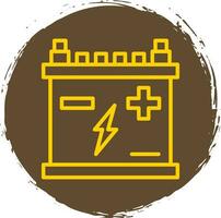 Car battery Vector Icon Design