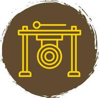 gong vector icono diseño