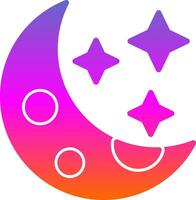 Moon Vector Icon Design