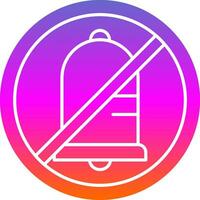No Alarm Vector Icon Design