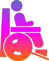 Disability Vector Icon Design