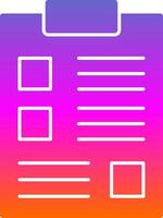 Checklist Vector Icon Design