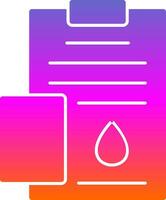 Blood Test Vector Icon Design