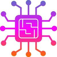 Microchip Vector Icon Design