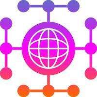 Global network Vector Icon Design