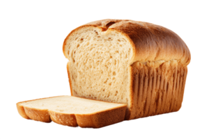 bread from the oven on a transparent background AI Generative png