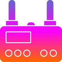 Wireless router Vector Icon Design