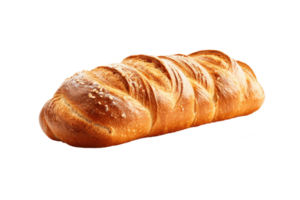 bread from the oven on a transparent background AI Generative png