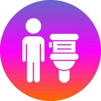 Restroom Vector Icon Design