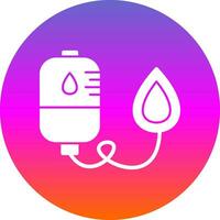 diseño de icono de vector de donación de sangre