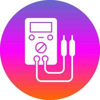 Voltmeter Vector Icon Design