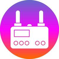 Wireless router Vector Icon Design