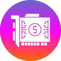 Gpu mining Vector Icon Design