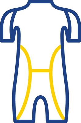 Wet Suit Vector Icon Design