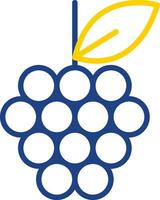 Grapes Vector Icon Design