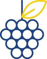 diseño de icono de vector de uvas