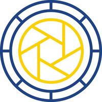 Camera Lens Vector Icon Design