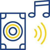 música sistema vector icono diseño