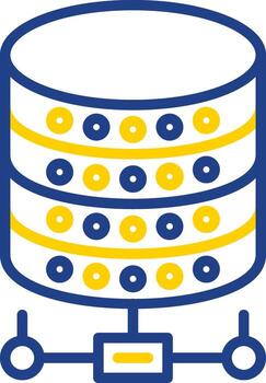 diseño de icono de vector de base de datos