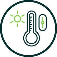 Temperature control Vector Icon Design
