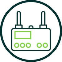 Wireless router Vector Icon Design