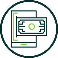Digital wallet Vector Icon Design