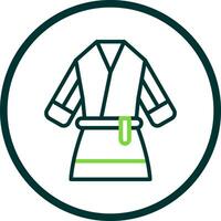 diseño de icono de vector de kimono