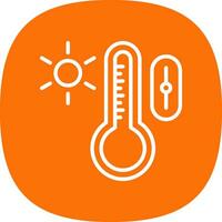 Temperature control Vector Icon Design