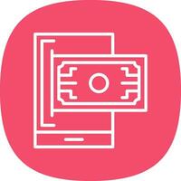 Digital wallet Vector Icon Design