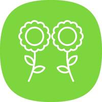 Flower Vector Icon Design