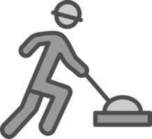 Road Work Vector Icon Design