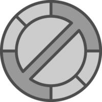 prohibido vector icono diseño