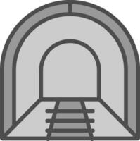 Tunnel Vector Icon Design