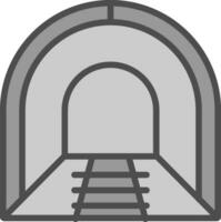 diseño de icono de vector de túnel