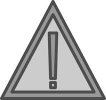 diseño de icono de vector de alerta