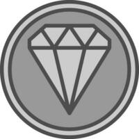 diseño de icono de vector de diamante