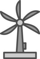 Wind energy Vector Icon Design