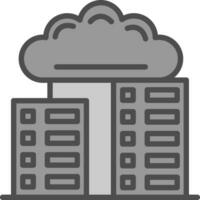 Data center Vector Icon Design