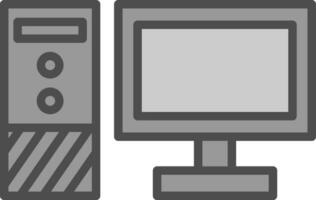 diseño de icono de vector de computadora