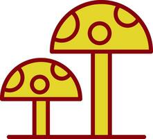 Mushrooms Vector Icon Design