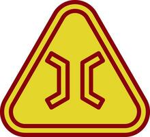 Narrow Bridge Vector Icon Design