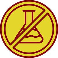 No Chemical Vector Icon Design