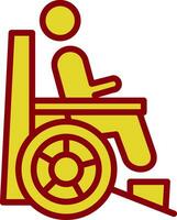 Disability Vector Icon Design