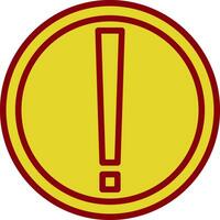 Exclamation Mark Vector Icon Design