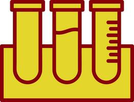 Test Tubes Vector Icon Design