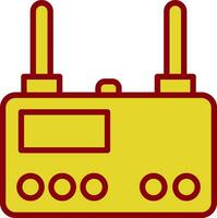 Wireless router Vector Icon Design